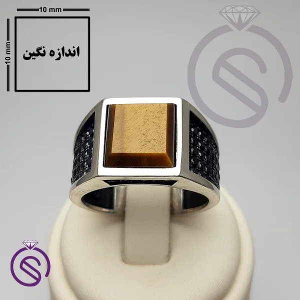 انگشتر چشم ببر مدل تارخ