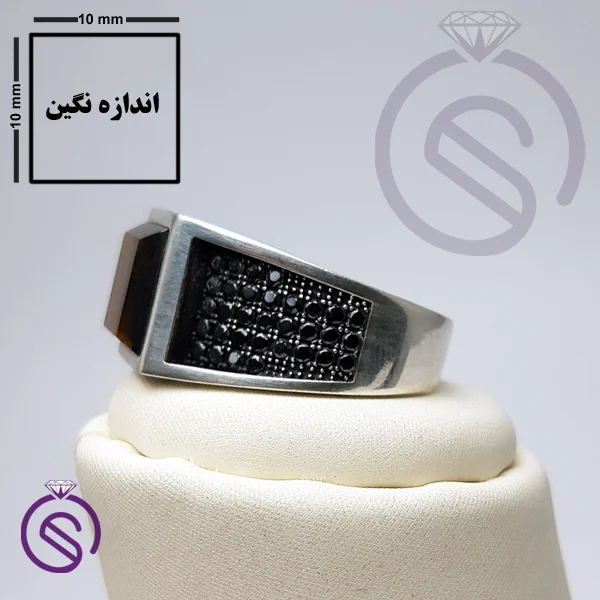 انگشتر چشم ببر مدل تارخ